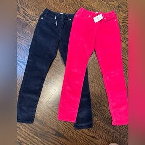 Crewcuts Kids Corduroy pants set - navy and Pink new with tags
